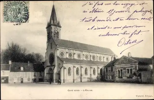 Ak Coye Oise, L'Eglise