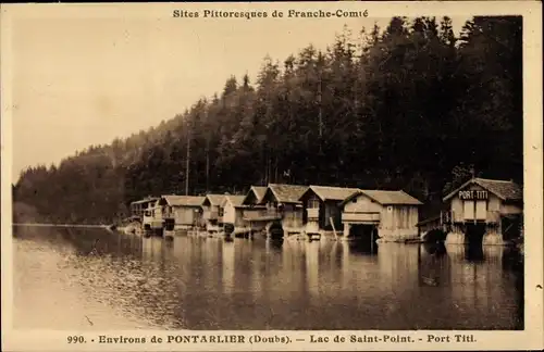 Ak Pontarlier Doubs, Lac de Saint Point, Port Titi