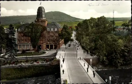 Ak Bad Neuenahr Ahrweiler in Rheinland Pfalz, Kurhotel, Kurpark