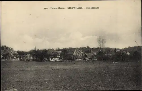 Ak Gildwiller Elsass Haut Rhin, Vue generale