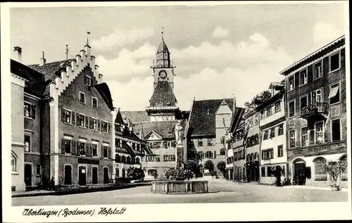 Ak Überlingen am Bodensee, Hofstatt