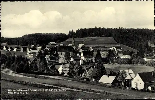 Ak Schönwald im Schwarzwald, Totale