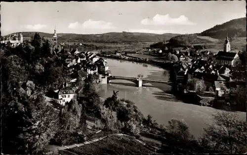Ak Laufenburg am Hochrhein, Totale