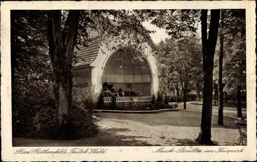 Ak Bad Rothenfelde am Teutoburger Wald, Musikpavillon im Kurpark