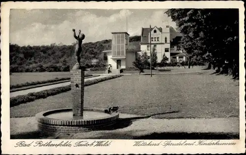 Ak Bad Rothenfelde am Teutoburger Wald, Wittekind-Sprudel, Kinderbrunnen