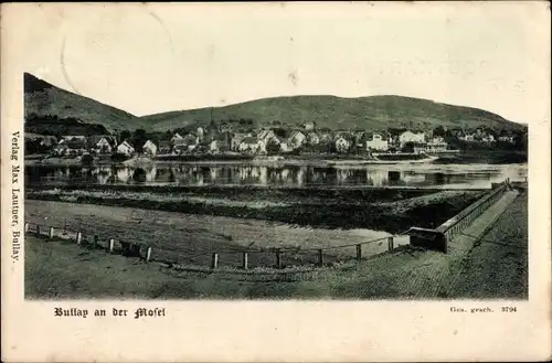 Ak Bullay an der Mosel, Teilansicht