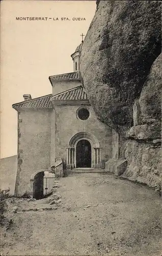 Ak Montserrat Katalonien, La Sta. Cueva