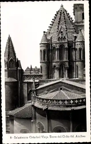 Ak Salamanca Kastilien und León, Catedral Vieja, Torre