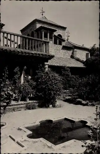 Ak Toledo Kastilien La Mancha Spanien, Detalle del Jardin de el Greco