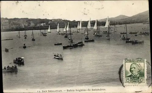 Ak Donostia San Sebastian Baskenland, Bahia Regatas de Balandros