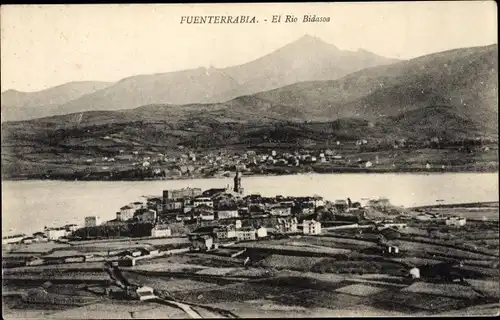 Ak Hondarribia Fuenterrabia Baskenland, El Rio Bidasoa