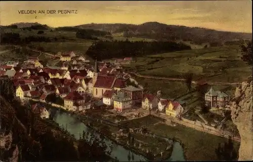 Ak Velden an der Pegnitz Mittelfranken, Gesamtansicht