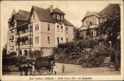 Ak Bad Sachsa im Harz, Hotel Fürst Otto von Bismarck