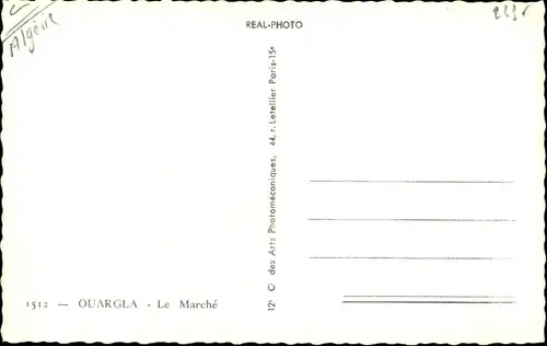 Ak Ouargla Algerien, Le Marche