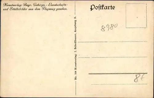 Ak Oberstdorf im Oberallgäu, Luftaufnahme