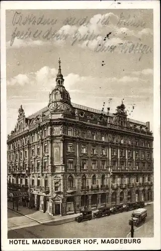 Ak Magdeburg, Hotel Magdeburger Hof