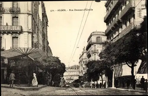 Ak Algier Alger Algerien, Rue Dumont d'Urville