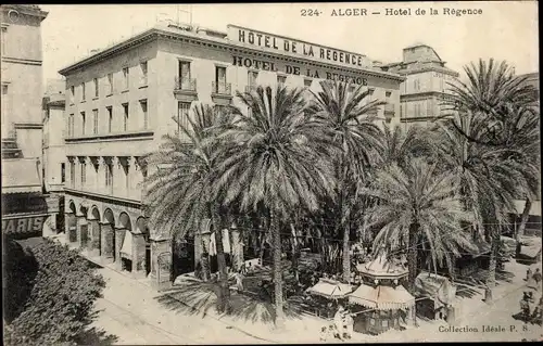 Ak Algier Alger Algerien, Hotel de la Regence