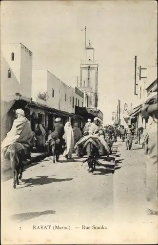 Ak Rabat Marokko, Rue Souika