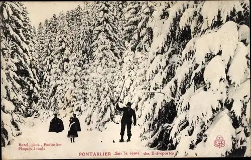 Ak Pontarlier Doubs, Sur la Route des Entreportes