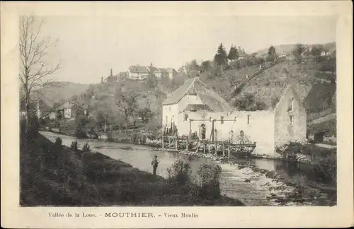 Ak Mouthier Doubs, Vieux Moulin