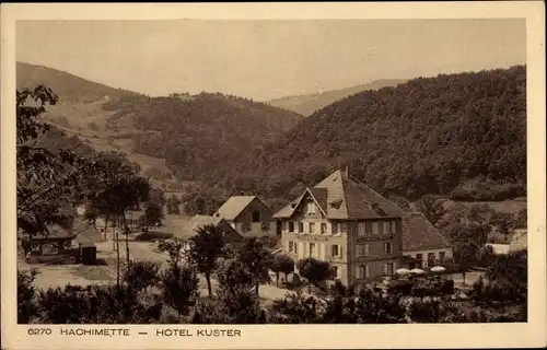 Ak Hachimette Eschelmer Elsass Haut Rhin, Hotel Kluster