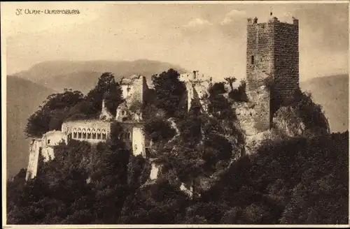 Ak Saint Ulrich Sankt Ulrich Elsass Haut Rhin, Ulrichsburg