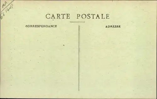 Ak Verdun Meuse, Rue du Fort de la Magdelaine, Bombardement, La Grande Guerre