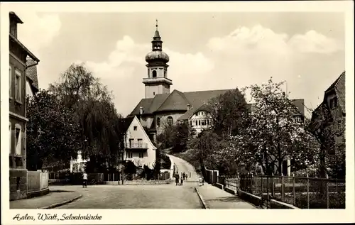 Ak Aalen im Ostalbkreis Württemberg, Salvatorkirche
