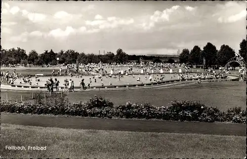 Ak Fellbach in Württemberg, Freibad