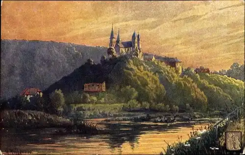 Künstler Ak Rothgeb G., Obernhof an der Lahn, Kloster Arnstein