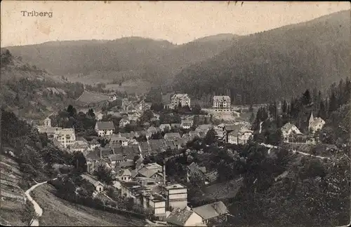 Ak Triberg im Schwarzwald, Gesamtansicht