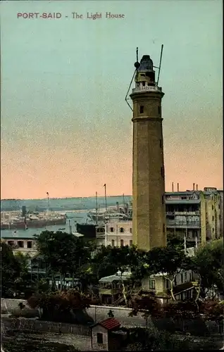 Ak Port Said Ägypten, The Lighthouse