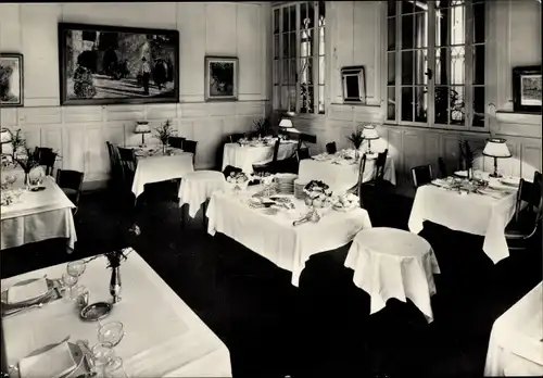 Ak Mantua / Mantova  Lombardei Italien, Albergo Ristorante Ai Garbaldini, Interno Sala