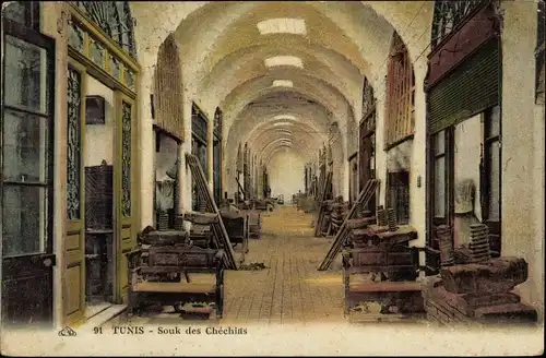 Ak Tunis Tunesien, Souk de Chechias