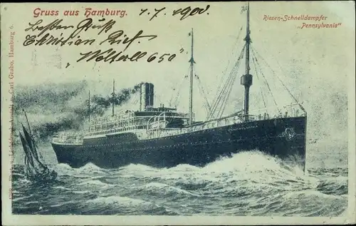 Ak Dampfer Pennsylvania, HAPAG