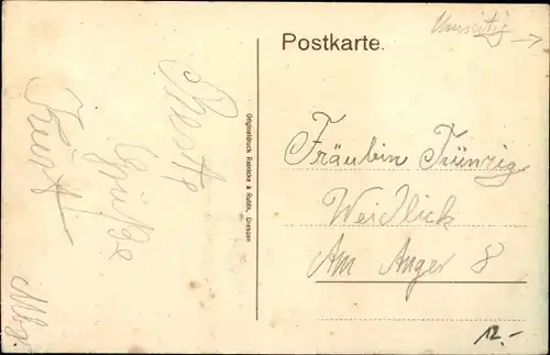 Ak Augustusburg im Erzgebirge, Marienberger Straße, Geschäftshaus