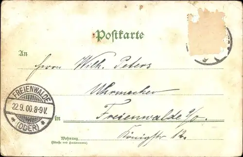 Passepartout Ak Magdeburg, Strombrücke, Dom