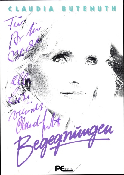 Ak Schauspielerin Claudia Butenuth Portrait Autogramm Nr 3360655