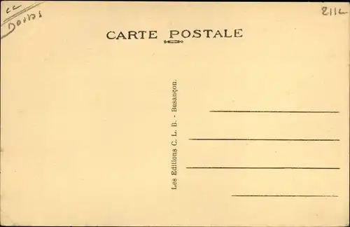 Ak Pontarlier Doubs, Grande Rue et Porte Saint Pierre