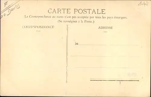 Ak Pontarlier Doubs, La Grande Rue