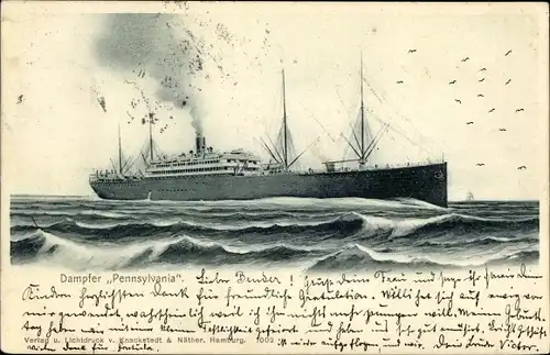 Ak Dampfer Pennsylvania, HAPAG