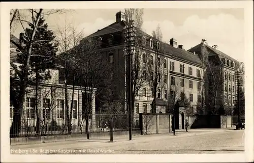 Ak Freiberg im Kreis Mittelsachsen, Hausenkaserne, Mannschaftsgebäude II