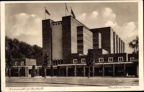 Ak Magdeburg, Deutsche Theater Ausstellung 1927, Stadthalle