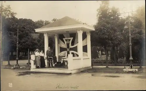 Foto Ak Rudolstadt in Thüringen, Nagelung, Eisernes Kreuz