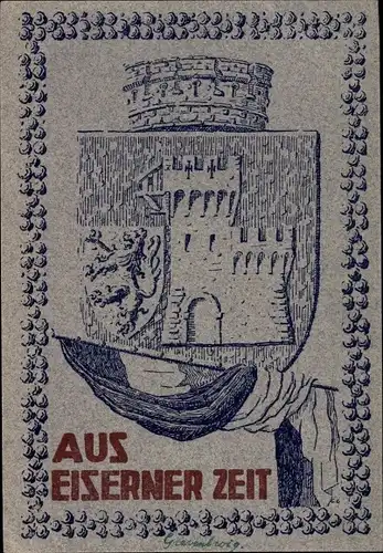 Wappen Ak Grevenbroich in Westfalen, Nagelung des Stadtwappens 1915