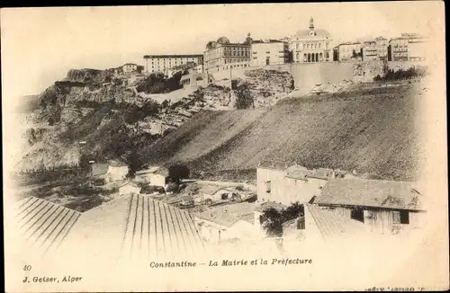 Ak Constantine Algerien, La Mairie, La Prefecture