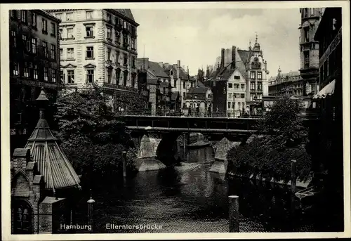 Ak Hamburg, Ellerntorsbrücke