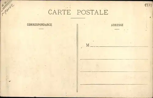 Ak Marokko, Campagne du Maroc 1907 1911, le General Ditte