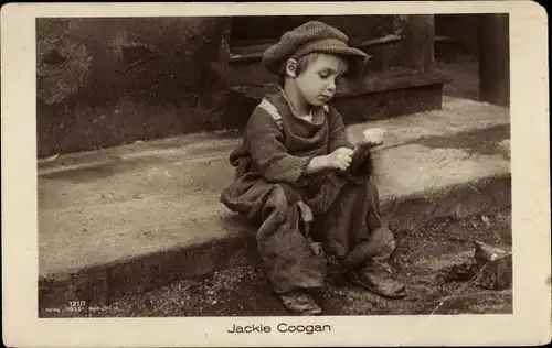 Ak Schauspieler Jackie Coogan, Portrait